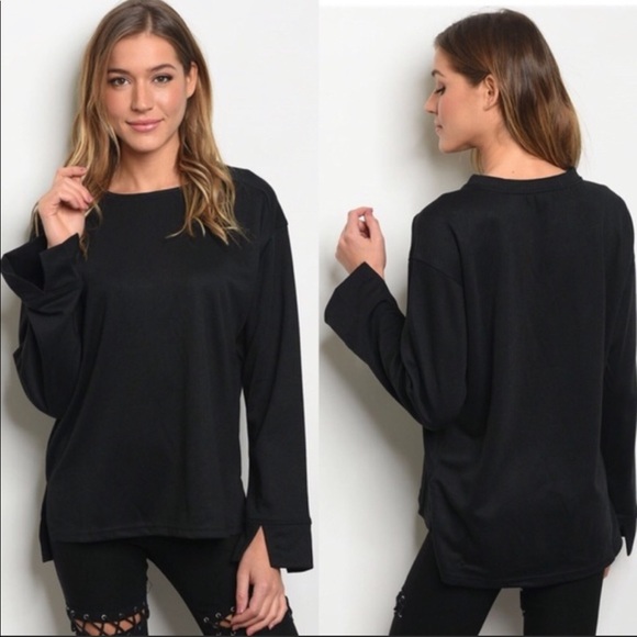 🆕 Comfy Black Sweatshirt - Picture 2 of 3